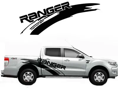 Graphic Racing Stripe Decal For Ford Ranger Wildtrack 2012-2023 Off Road Sticker • $134.41