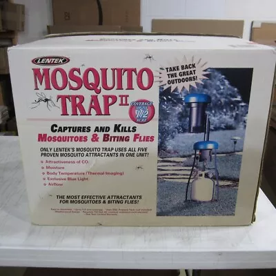 Lentek Mosquito Trap & Biting Fly Killer  Propane Powered Bug Catcher Never Used • $499.95