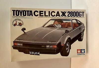 Tamiya 1/24 Toyota Celica 2800GT Model Kit W/ Yamaha Scooter # 2421/Vintage/NEW • $49.99