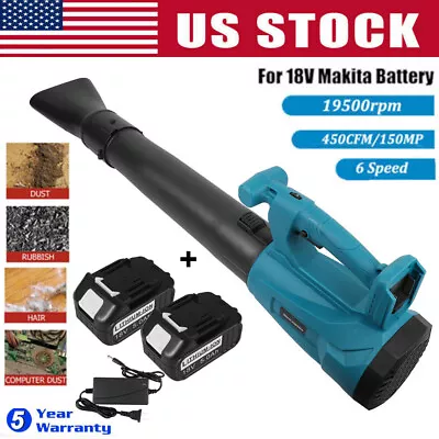 Cordless Leaf Blower For 21V Makita Lithium 6 Speed Electric Air Leaf Blower • $40.99