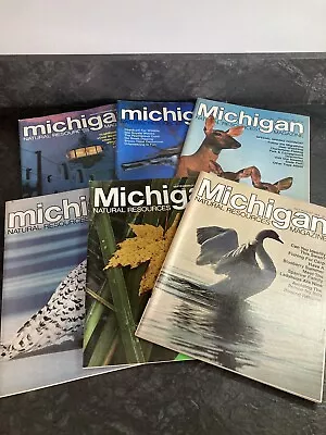 Vintage 1984 Michigan Natural Resources Magazine Lot Of 6 - FULL YEAR Outdoor • $9.99