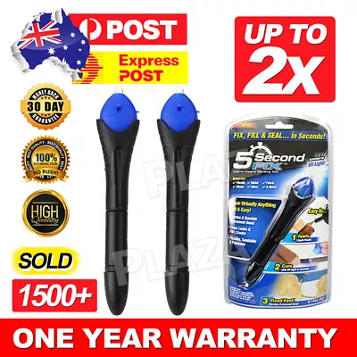 $6.95 • Buy 5 Second Fix UV Light Cure Welding Compound Glue Pen Liquid Glass Plastic Repair