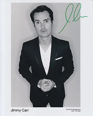 Jimmy Carr Hand Signed 10x8 Photo 8 Out Of 10 Cats. • £24.99