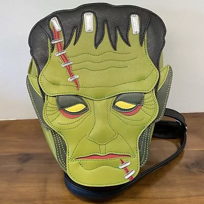Love Pain Stitches Vixen Frankenstein Face Monster Crossbody Halloween Purse Bag • $50
