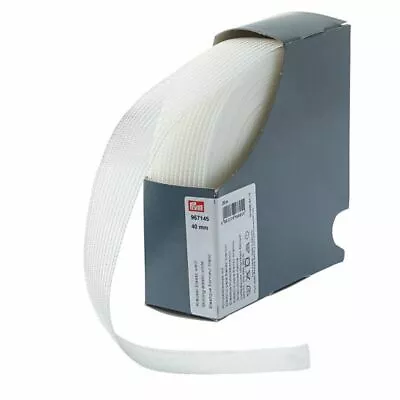£22 • Buy 40mm Prym Shirring Elastic Tape  White - Per 20 Metre Roll (957145)