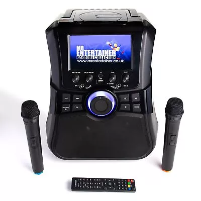 Karaoke Machine With Screen & Wireless Microphones CDG/DVD/MP3G/PORTABLE MEGABOX • £179.99