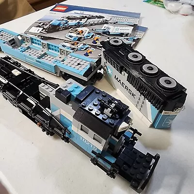 LEGO Creator Expert: Maersk Train (10219) - 1/2 Complete + Instructions • $75