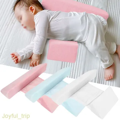 Newborn Baby Pillow Shape Styling Anti-roll Adjustable Side Sleep Cushion UK • £5.99