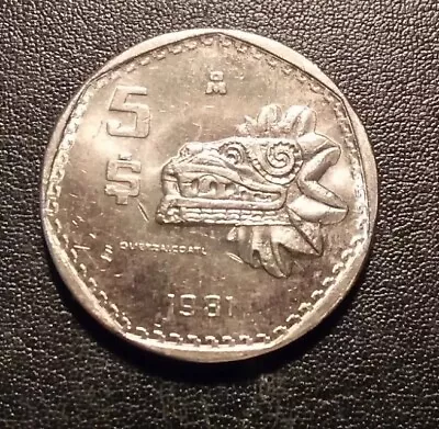 1981 Mexico Five Peso Coin • $2.65