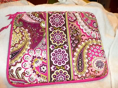 Vera Bradley 13.5  Laptop Sleeve In Very Berry Paisley • $21