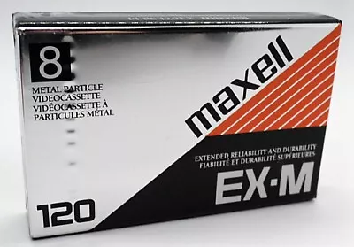 MAXELL P6-120EX 8mm Video Cassette New Sealed For Your Video8 Camcorder EX-M • $4.60