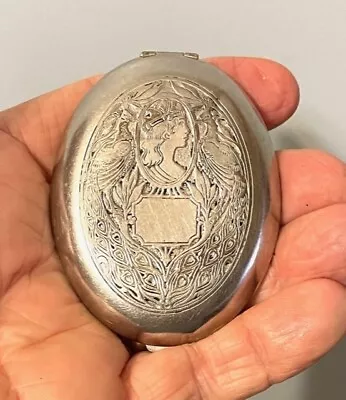 Vintage Fitch Silver Make-Up Compact • $69.95