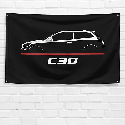 For Volvo C30 2007-2013 Car Enthusiast 3x5 Ft Flag Birthday Gift Banner • $19.99