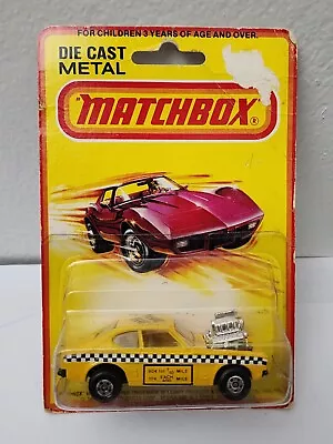 Carded Lesney Matchbox Series No 72 MAXI TAXI Yellow • $21.99