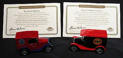 Matchbox Collectible Brewery Cars-WILD GOOSE & FIREHOUSE Brewing Company-COA • $19.99