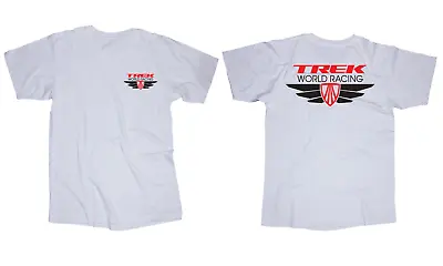 TREK Bicycle Mountain Bike Logo Men's White Or Black T-Shirt • $15.95