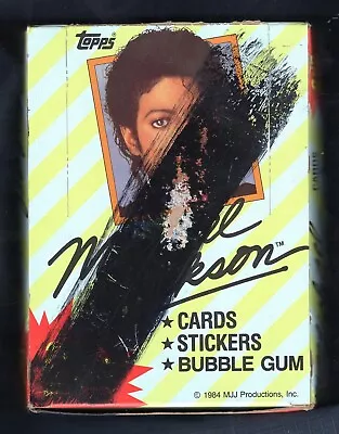 1984 Topps-michael Jackson-2nd Series-original Box Of 36 Unopened Packs • $89.95