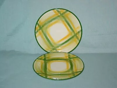 Vintage Vernon Kilns Vernonware Organdie 7 1/4 Inch Dessert Plates Lot Of 2 • $11.99