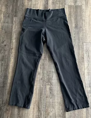 Patagonia High Waisted Flare Yoga Pants Black Organic Cotton Size XL Legging • $28.99