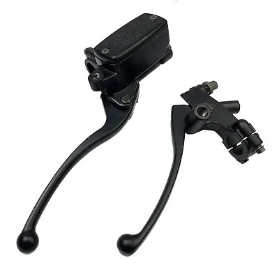 7/8  Motorcycle Handlebar Master Cylinder Hydraulic Brake Control + Clutch Lever • $21.99