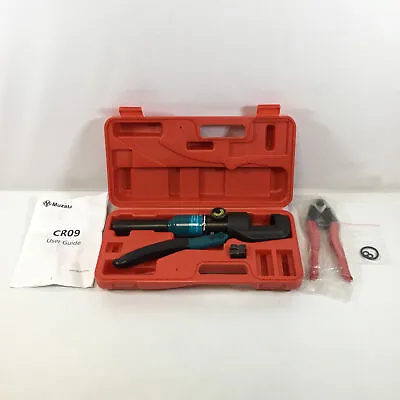 Muzata CR09 Orange Black Handheld Hydraulic Hand Crimper Tool With Manual • $79.99