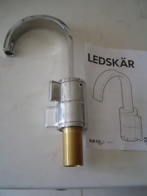 New Ikea LEDSKAR Kitchen Sink Tap NEW In Box - Finished In Chrome WRAS Approved • £25