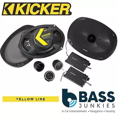 KICKER 46CSS694 - 6  X 9  900 Watts A Pair Car Van Truck Component Ki Speakers • £149.95