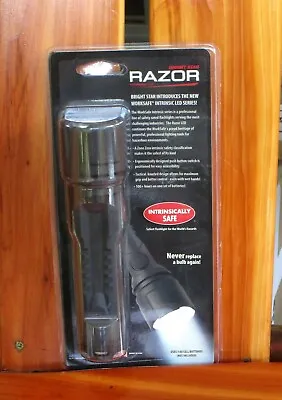 $15.99 • Buy Bright Star Razor Work Safe Intrinsic LED Flashlight 60 Lumens Runtime 100 Hours