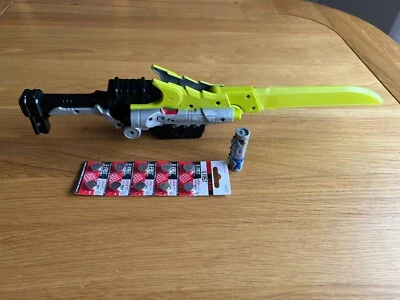 £26.25 • Buy Power Ranger Dino Charge DX Sabre Sword With Blue Charger New Batteries V.VGC