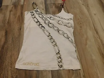 Ecko Red  White Cami Bra Top Size Large New • $19.32