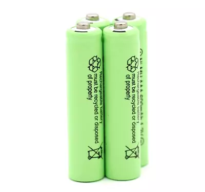 4-Pack AAA Rechargeable Ni-MH Batteries 1.2V 400mAh For Garden Solar Light Lamp • $9.90