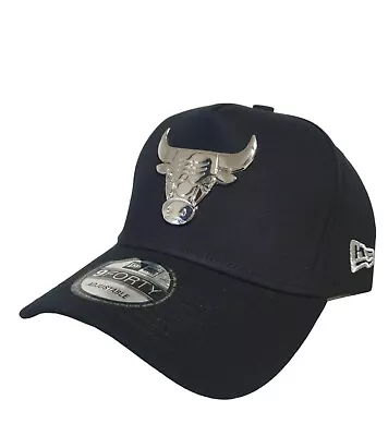 Chicago Bulls Nba New Era 9forty Black & Chrome Snapback Cap Hat La Ny Nfl Mbl • $34.99