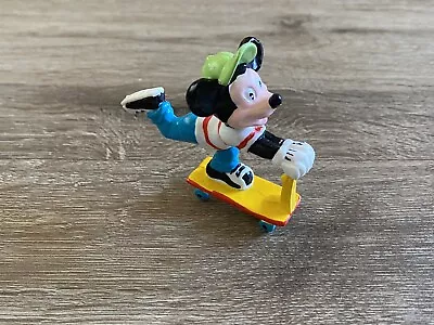 Vintage Disney Applause Mickey Mouse Scooter PVC Figure Cake Topper Toy • £7.78