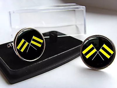 £10.99 • Buy James Bond 007 Largo's Flying Saucer 'spectre' Badge Mens Cufflinks Gift