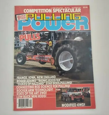 Pulling Power Drag Racing Magazine December 1984 Monster Truck Tractor Pull 4WD • $28.12