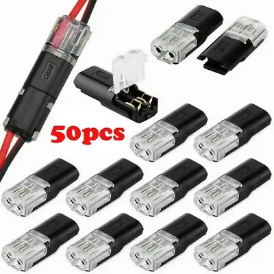 10-50pc 2 Pin Way Plug Car Electrical Connector Wire Cable Automotive Waterproof • $5.99