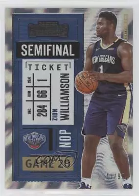 2020-21 Panini Contenders Semifinal Ticket /99 Zion Williamson #58 • $11.47