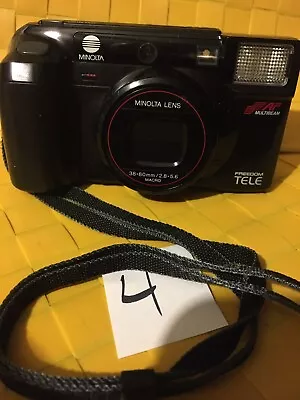  MINOLTA AF-Tele 35mm Film Freedom Camera W/ 38-60mm Lens Free Shippinguntested • $23