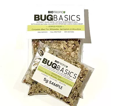 BIOTROPIC. BugBasics. Isopod Food For Bioactive Terrarium Insect Millipede Food • £3.99