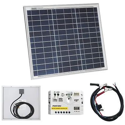 30W Solar Panel Kit / 12V Battery Charger For Motorhome Camper Caravan Or Boat • £79.99