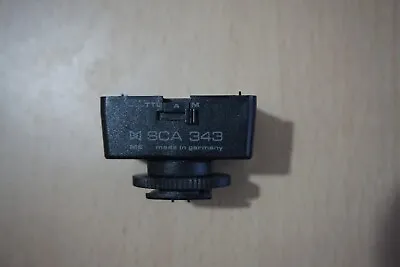Metz Sca 343 Me Flash Adapter For Nikon Analog Sca 300 Mecablitz System • £25