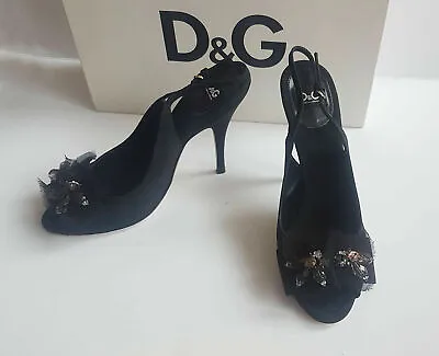 Dolce&Gabbana D&G Women's Shoes Club Party Pumps Size UK 7 / EU 40 • £195.90