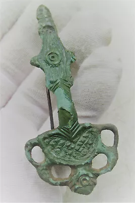 £300 • Buy A72 Ancient Saxon Bronze Radiate Head Brooch Circa 700 - 800 Ad