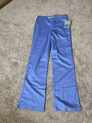 WONDER WINK Wonderwork Unisex Ceil Blue Drawstring  Scrub Pants SMT Small NWT • $5