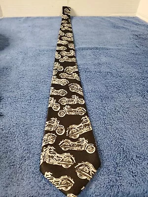 A Rogers HAND MADE NECK TIE MOTORCYCLES 57   • $9.99