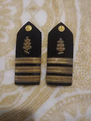 Vintage US Navy  Commander Medical Corps Shoulder Boards • $17.95