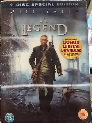I Am Legend (DVD 2007 Region 2 Import 2 Disc) VGC FREE POST  • $9.50