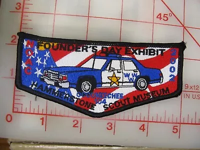 OA 104 Occoneechee Hammerstone Scout Museum 2002 Founder's Day Car Flap (mP) • $8.99