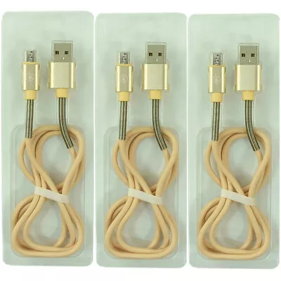 3 Pack V8 Micro USB Charger Fast Charging Cable Cord For Samsung Android Phone • $7.99