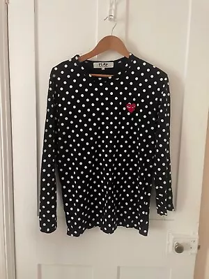 Comme Des Garcons Play Top Men’s Large But Tight Fit • £0.99